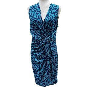 Julie Brown NYC Rope and Knots Front Twist Sleeveless Dress